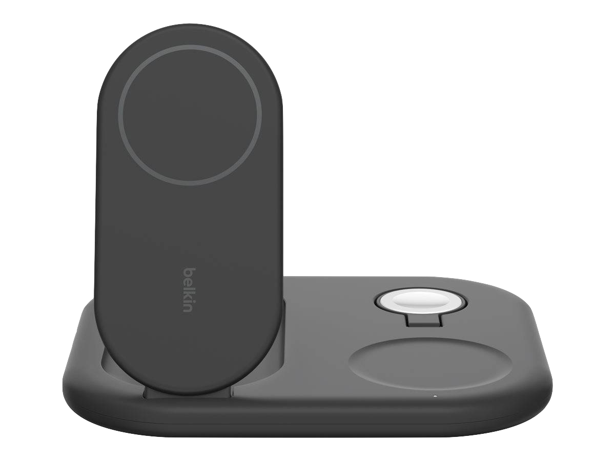 CARGADOR INALÁMBRICO PLEGABLE BELKIN 3 EN 1 - NEGR