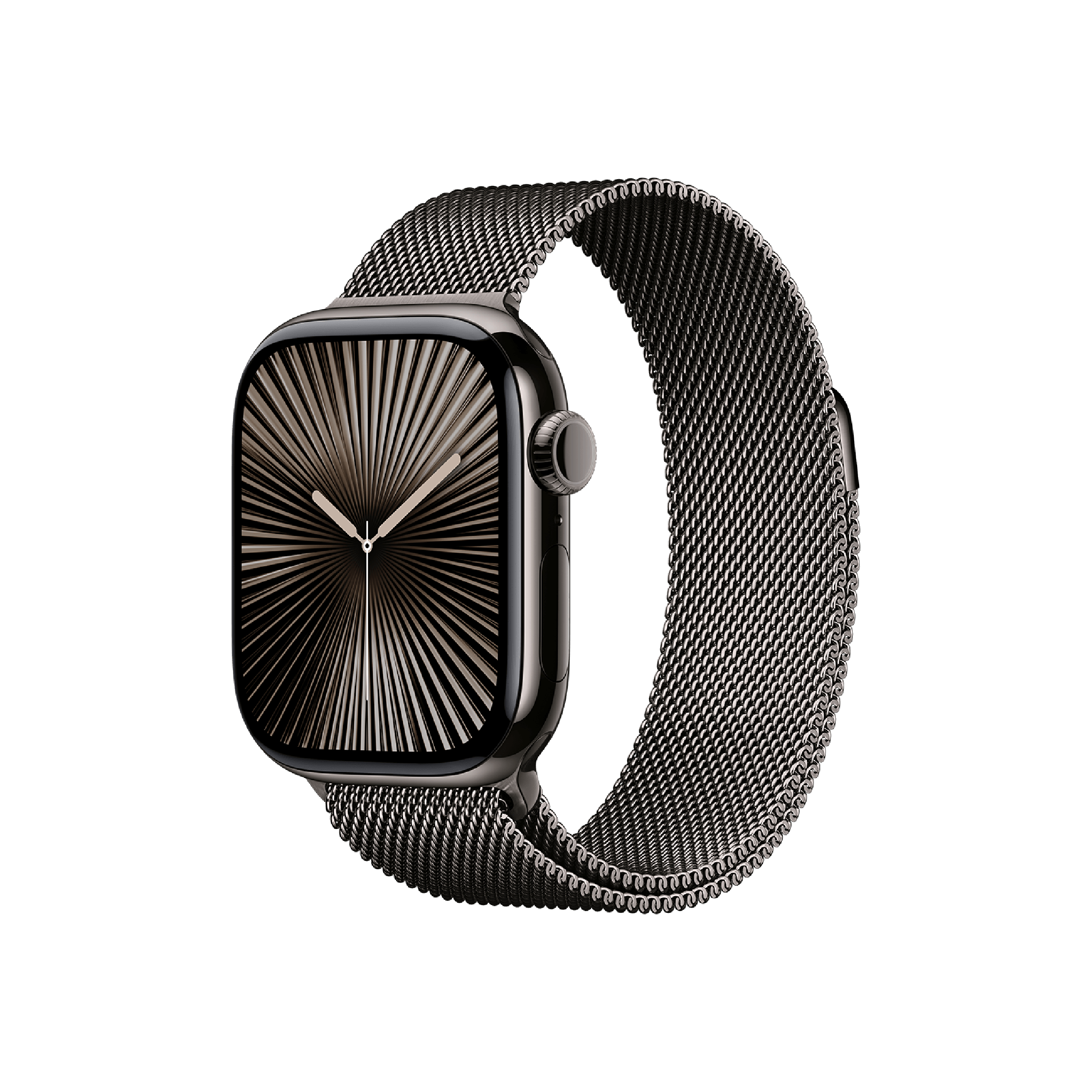 Apple Watch Series 10 GPS + Celular, 42mm Caja Titanio Natural - Correa Milanesa color natural