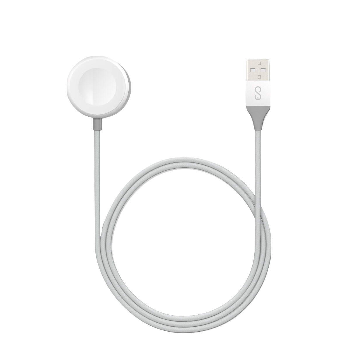 CABLE CARGA APPLE WATCH USB - PLATA