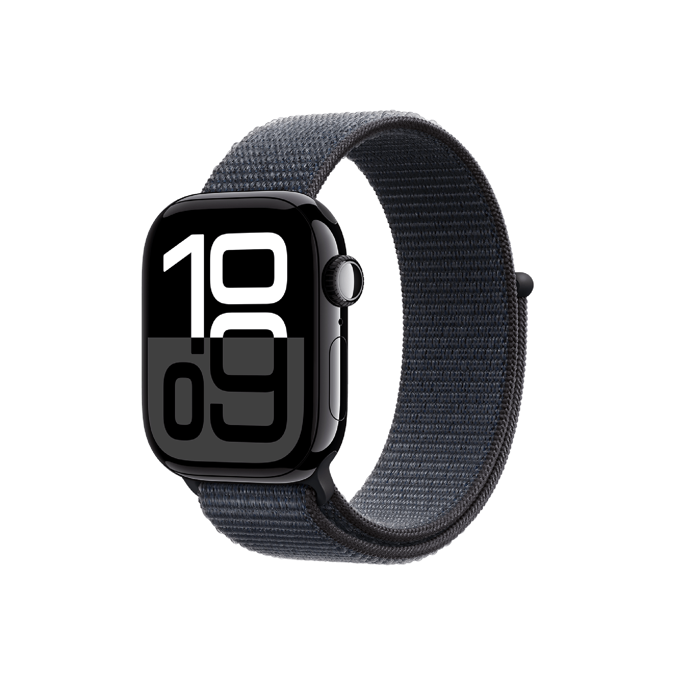 Apple Watch Series 10 GPS, 42mm Caja Aluminio Negro Azabache - Correa Loop Deportiva Tinta