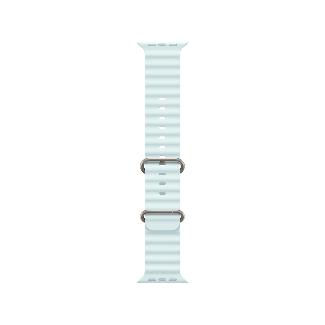 CORREA OCEAN AZUL HIELO (49 MM) - TITANIO NATURAL
