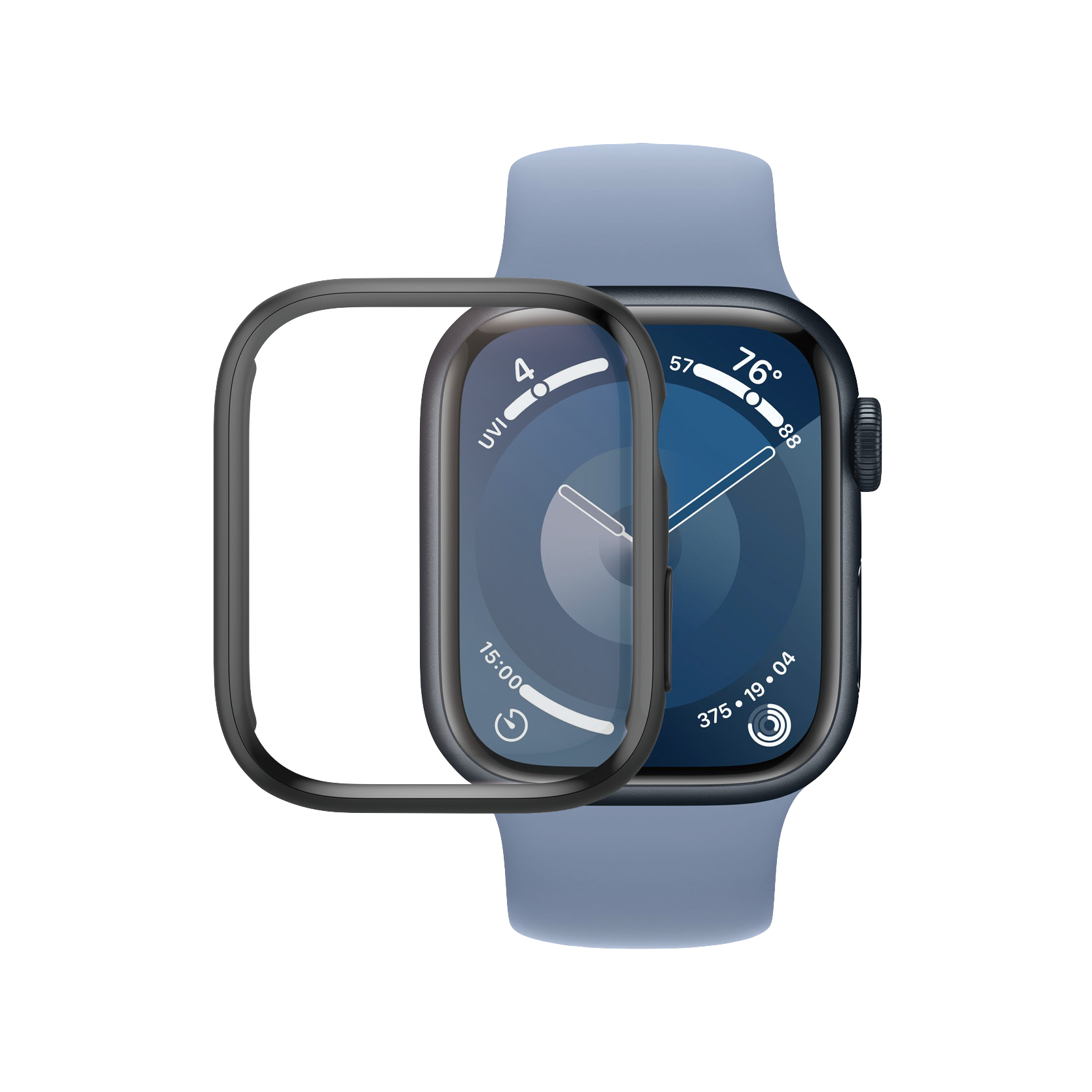 CARCASA APPLE WATCH 41MM PANZERGLASS - NEGRO