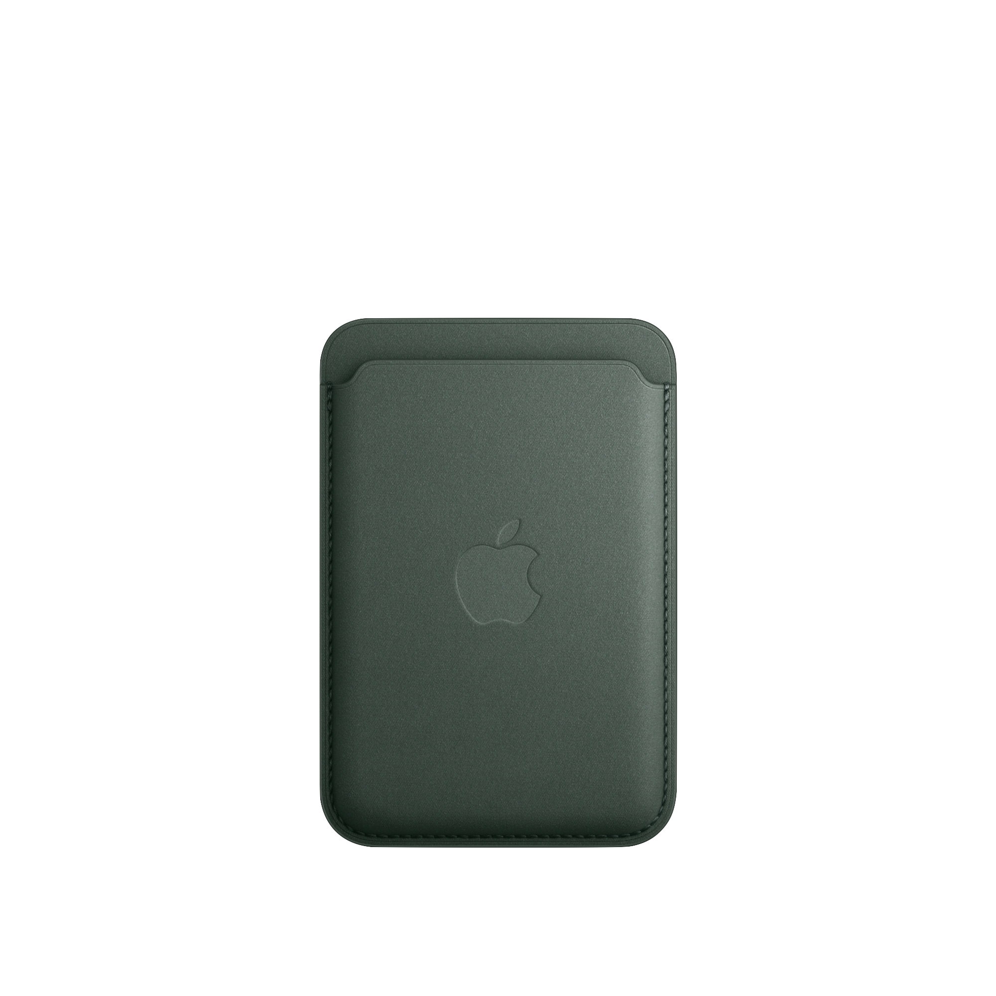 CARTERA DE TRENZADO FINO APPLE MAGSAFE - VERDE PER