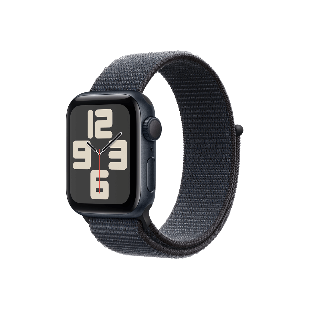 Apple Watch SE GPS, 40mm, Caja Aluminio Medianoche - Correa Loop Deportiva Tinta