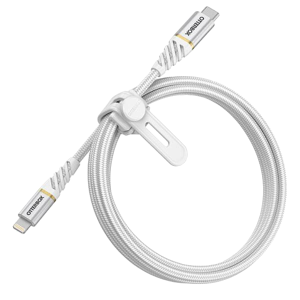 CABLE OTTERBOX LIGHTNING A USB-C 1 M. BLANCO. CARG