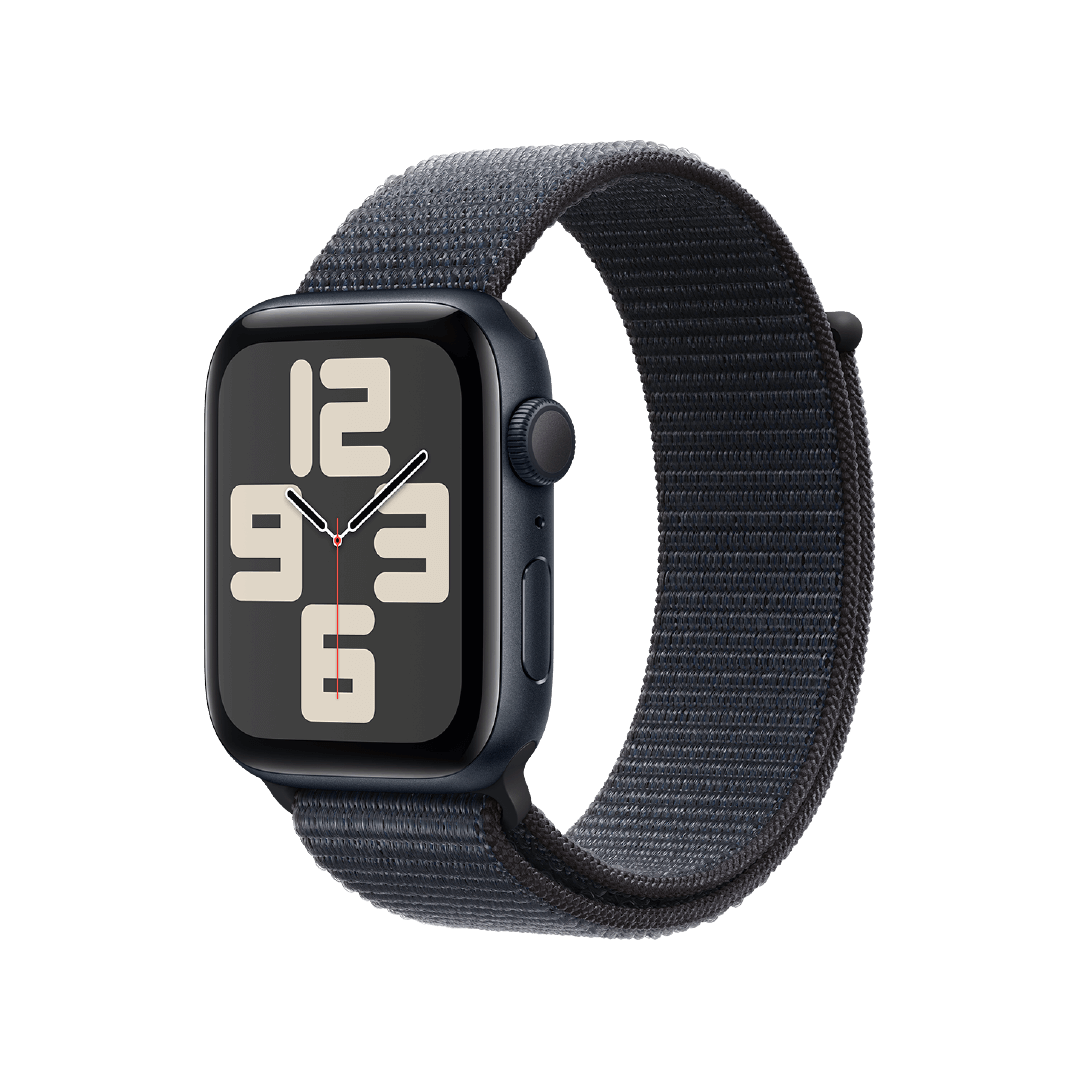 Apple Watch SE GPS, 44mm, Caja Aluminio Medianoche - Correa Loop Deportiva Tinta
