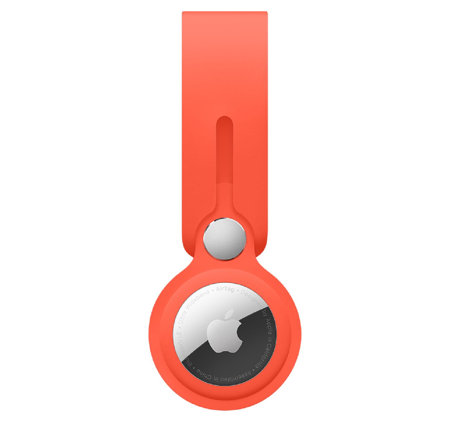 CORREA APPLE AIRTAG - NARANJA ELÉCTRICO