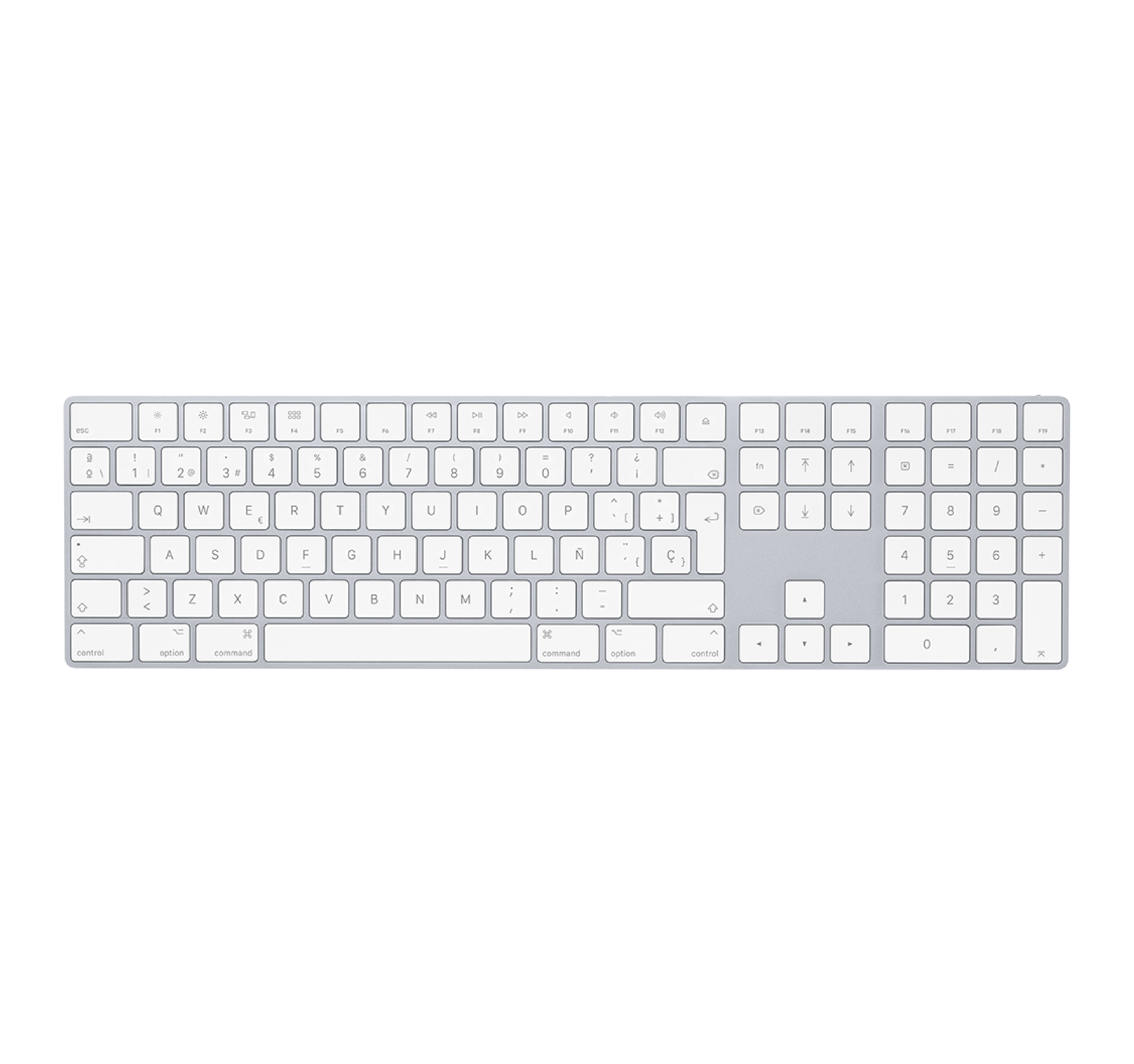 TECLADO INALÁMBRICO APPLE MAGIC KEYBOARD CON TECLA