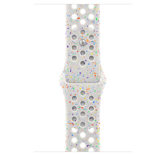 CORREA NIKE SPORT APPLE WATCH 45MM - PLATINO PURO