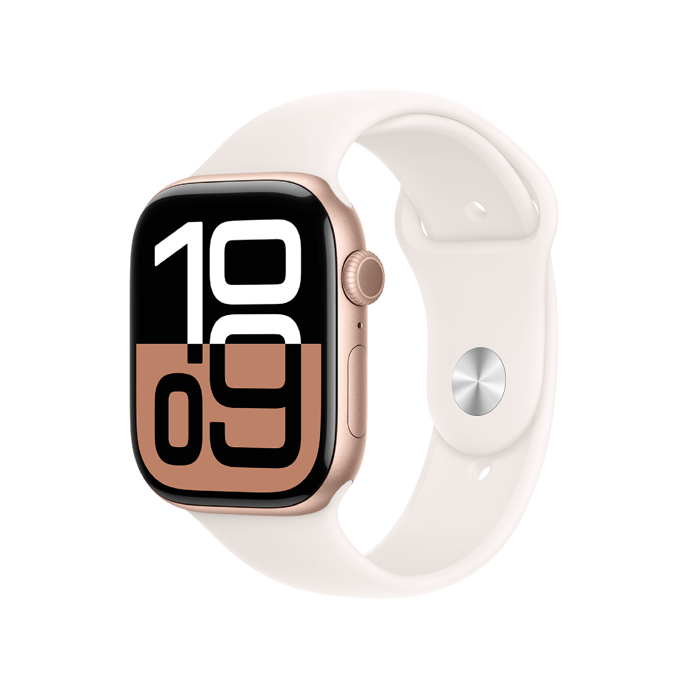 Apple Watch Series 10 GPS + Celular, 46mm Caja Aluminio Oro Rosa - Correa Deportiva Rosa Rubor (M/L)