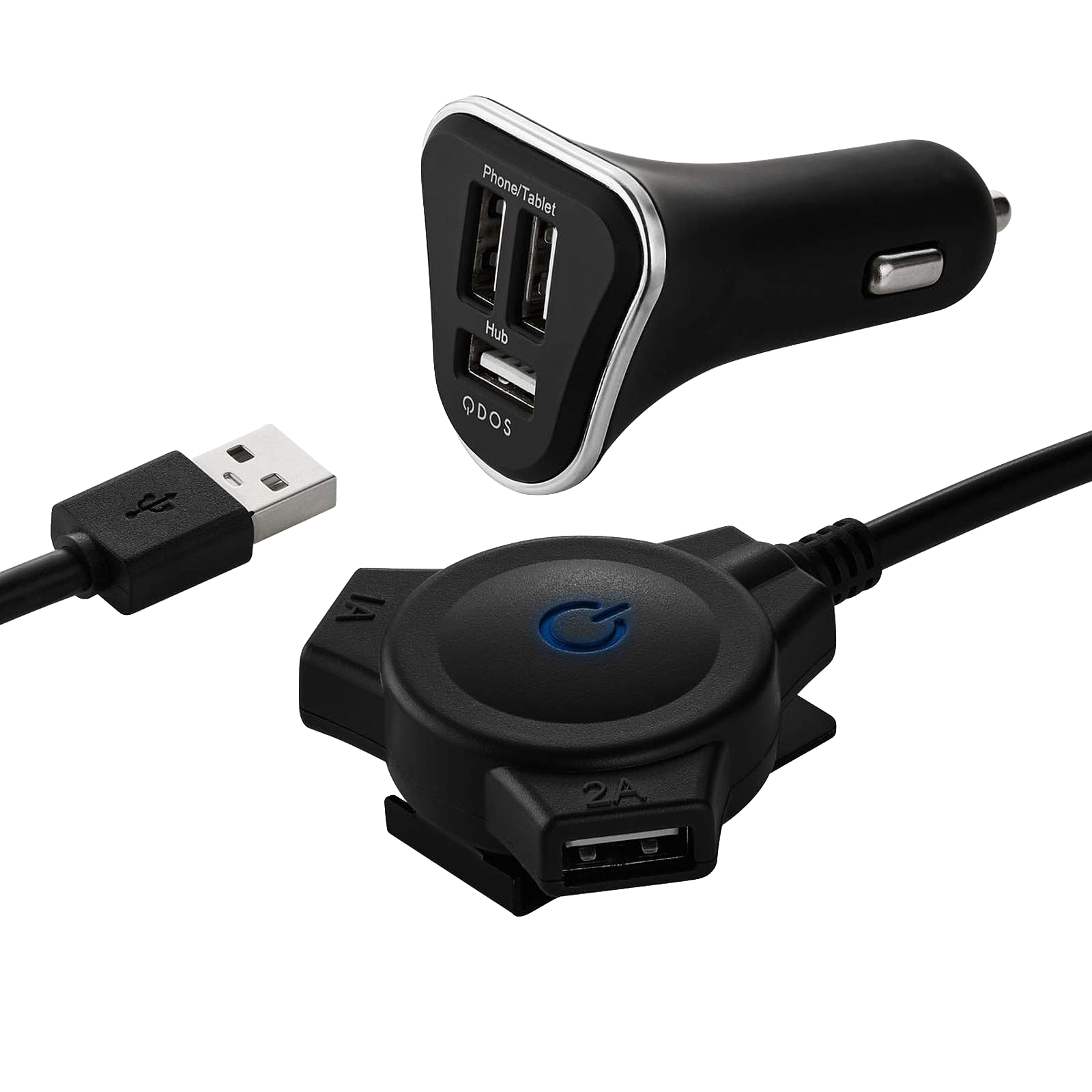 QDOS SHAREPORT CAR CHARGER + EXTENSION HUB