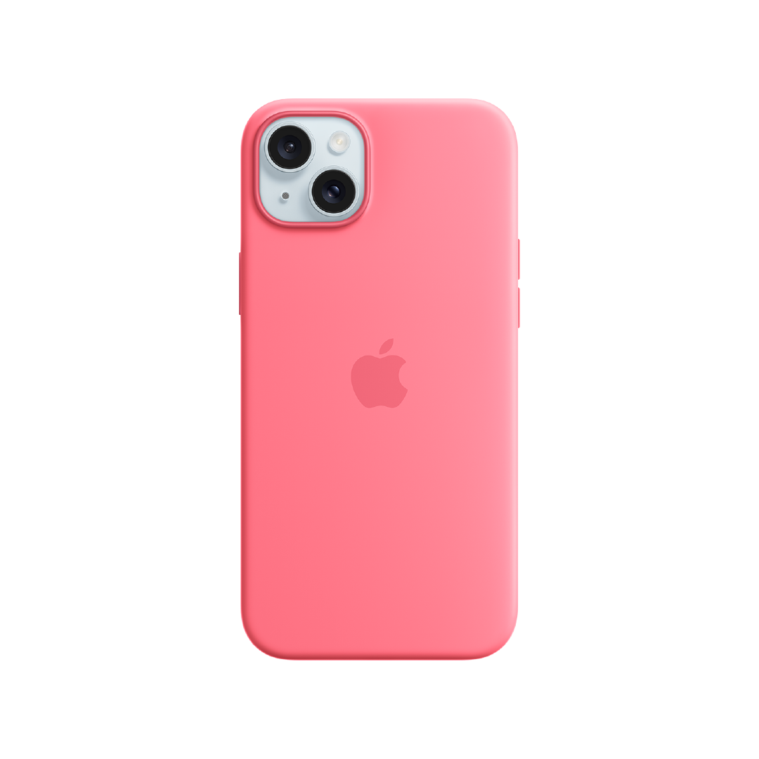 FUNDA IPHONE 15 PLUS APPLE SILICONE CASE - ROSA