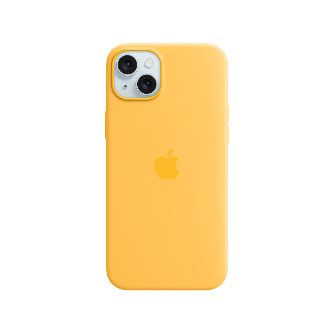 FUNDA IPHONE 15 PLUS APPLE SILICONE CASE - AMARILL