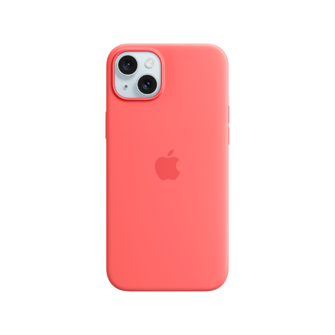 FUNDA IPHONE 15 PLUS APPLE SILICONE CASE - GUAYABA