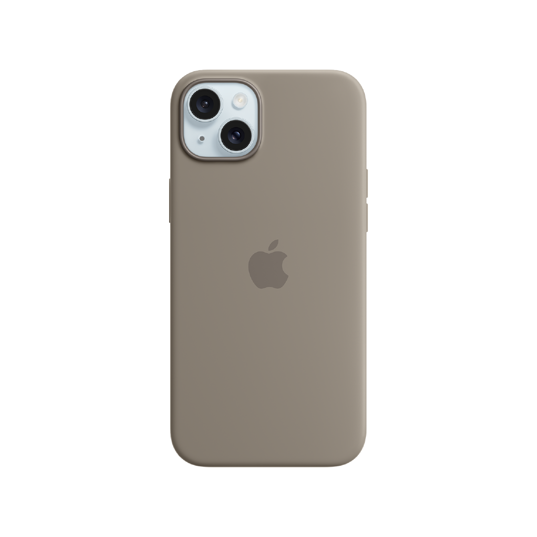 FUNDA IPHONE 15 PLUS APPLE SILICONE CASE - ARCILLA