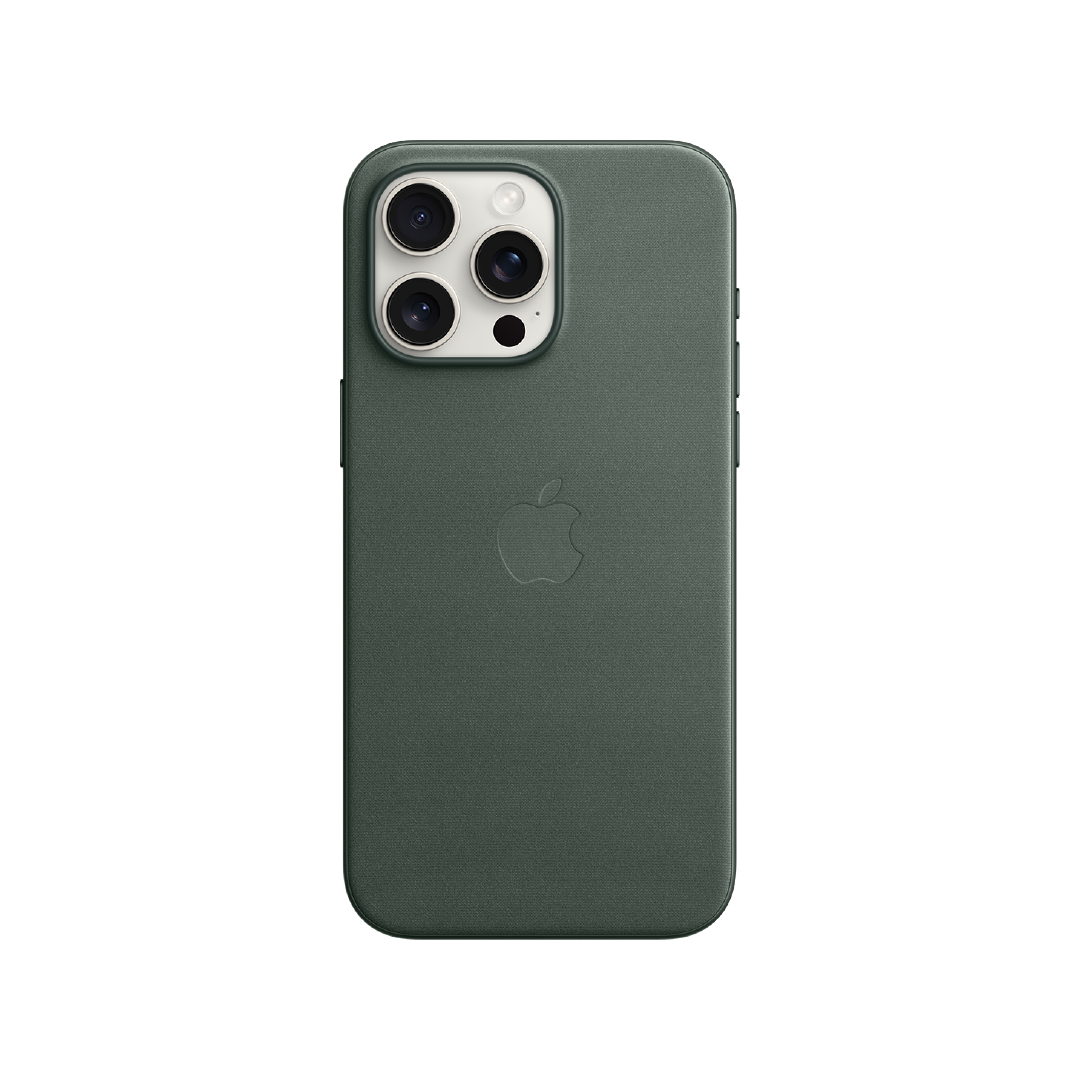 FUNDA IPHONE 15 PRO MAX APPLE TEJIDO FINO - VERDE