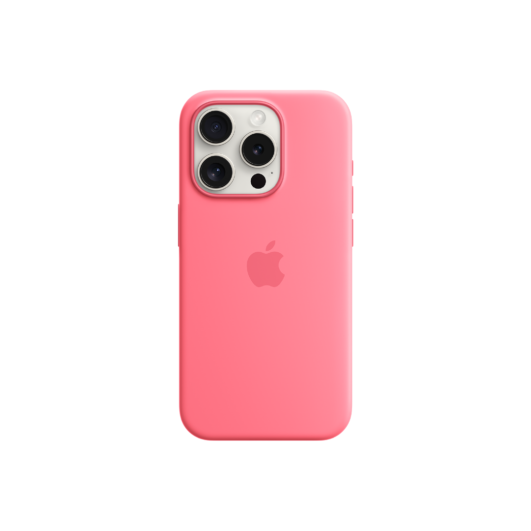 FUNDA IPHONE 15 PRO APPLE SILICONE CASE - ROSA