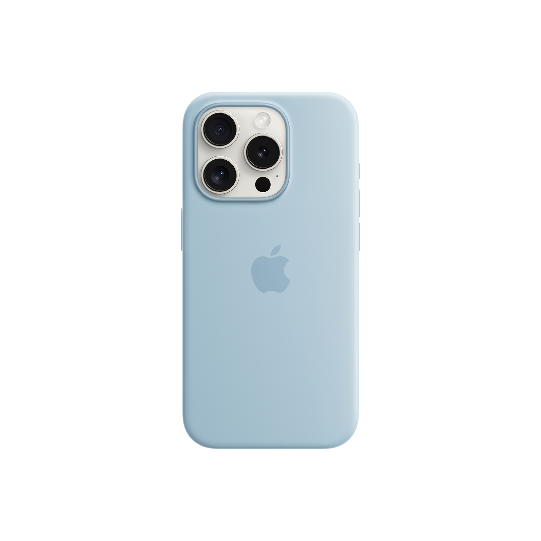 FUNDA IPHONE 15 PRO APPLE SILICONE CASE - AZUL CLA