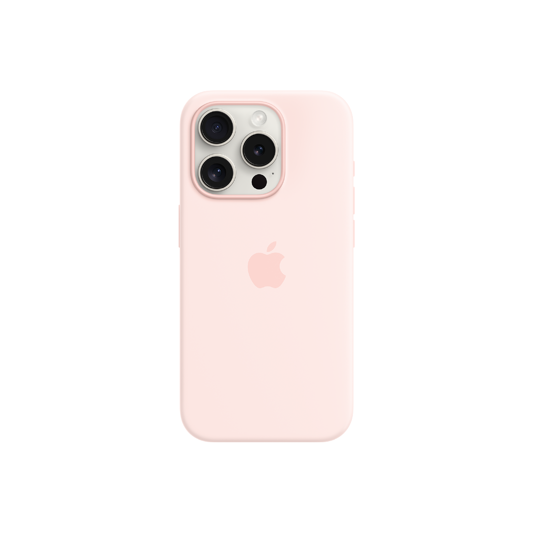 FUNDA IPHONE 15 PRO APPLE SILICONE CASE - ROSA CLA