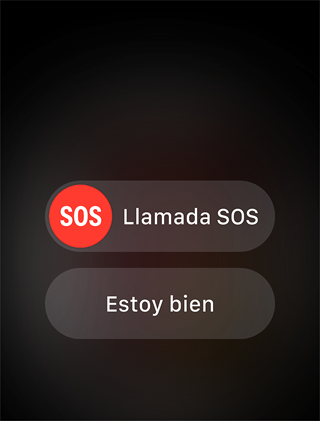 Imagen en la que se muestra el icono de Llamadas SOS y el icono de Datos Médicos