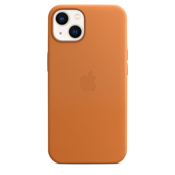 Funda Leather Case para el iPhone 13 - Ocre