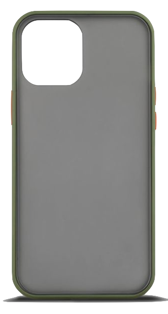 Funda aiino Foggy Negro semi-transparente for iPhone 13