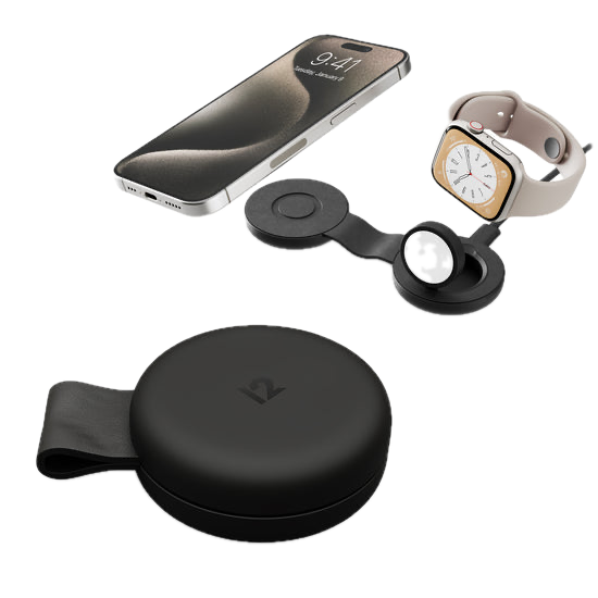 Cargador ButterFly SE 2 en 1 con MagSafe de Twelve South - Negro