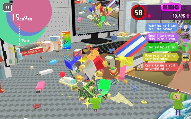 katamari damacy rolling live