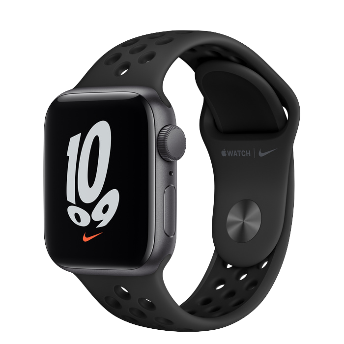 Apple Watch Nike SE GPS 40mm Caja Aluminio Gris Espacial - Correa Nike Sport Antracita / Negro
