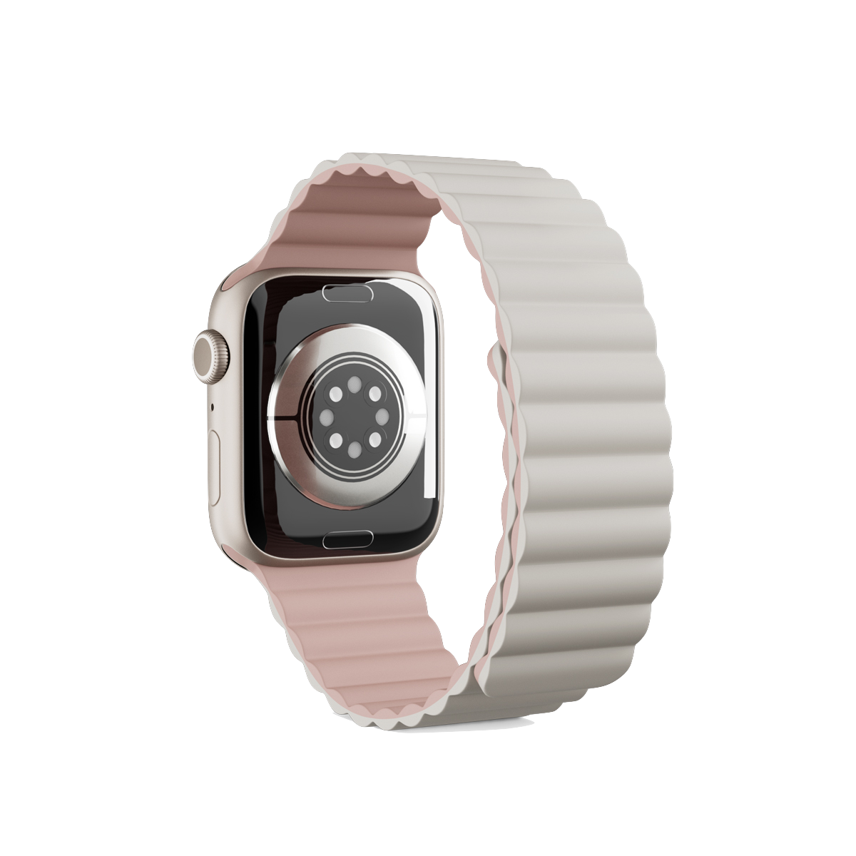 Correa Apple Watch 41 Magnetic Epico - Gris / Rosa