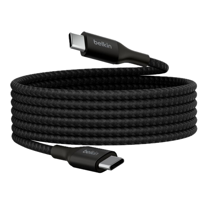 Cable BoostCharge de USB-C a USB-C de 240 W de Belkin (2 m) - Negro