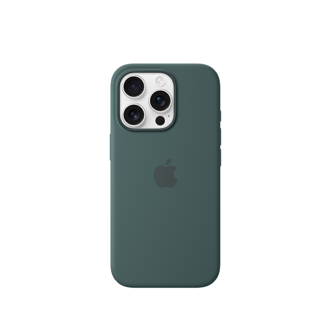 Funda de silicona con MagSafe de Apple para el iPhone 16 Pro - Verde lago