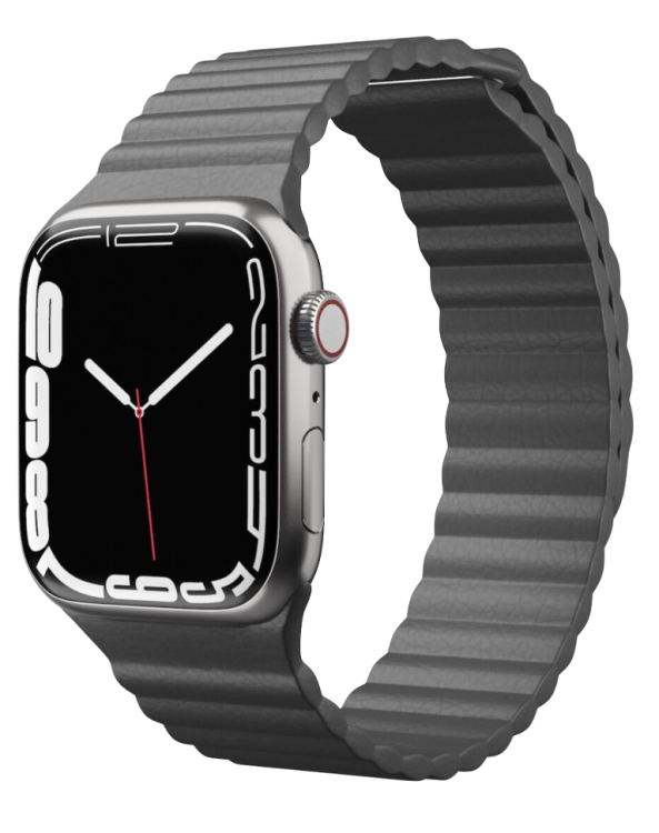 Correa Apple Watch 42/44/45mm Next One Leather Loop - Piedra
