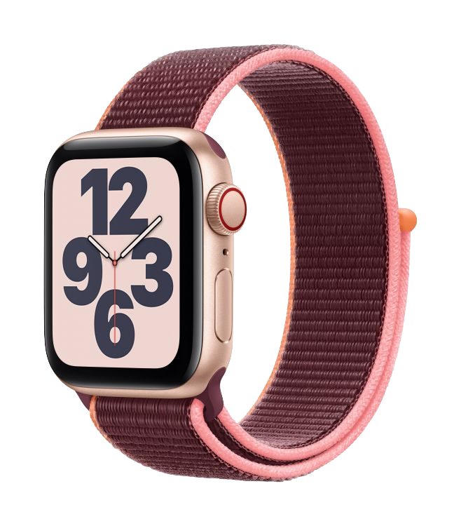 Apple Watch SE GPS + Cellular 40mm Aluminio Oro - Correa deportiva Loop Ciruela