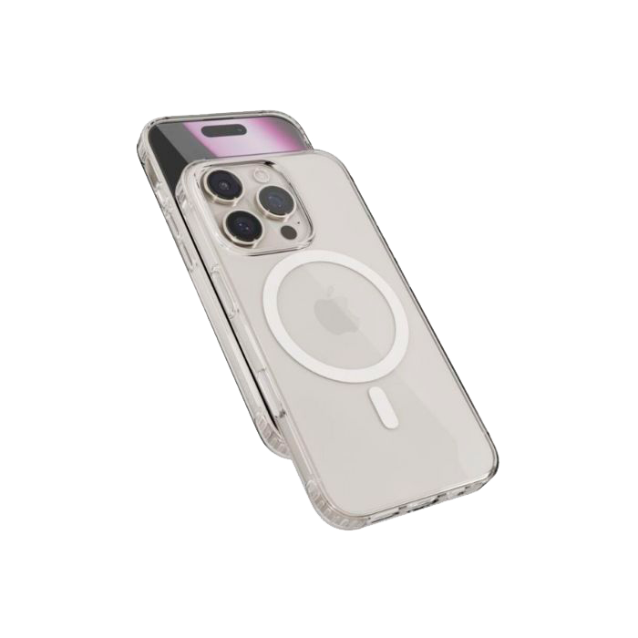 Funda Mag+ ImpactBuffer de Epico para el iPhone 16 Pro Max - Transparente
