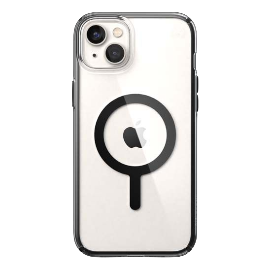 Funda iPhone 14 / 15 Plus Speck Presidio Perfect Clear Geo MagSafe - Negro