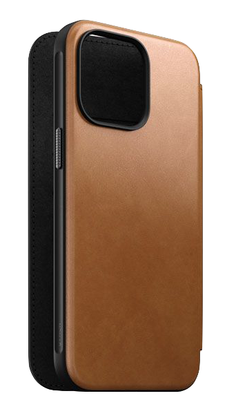 Funda iPhone 15 Pro Nomad Coque Modern Cuir - English Tan