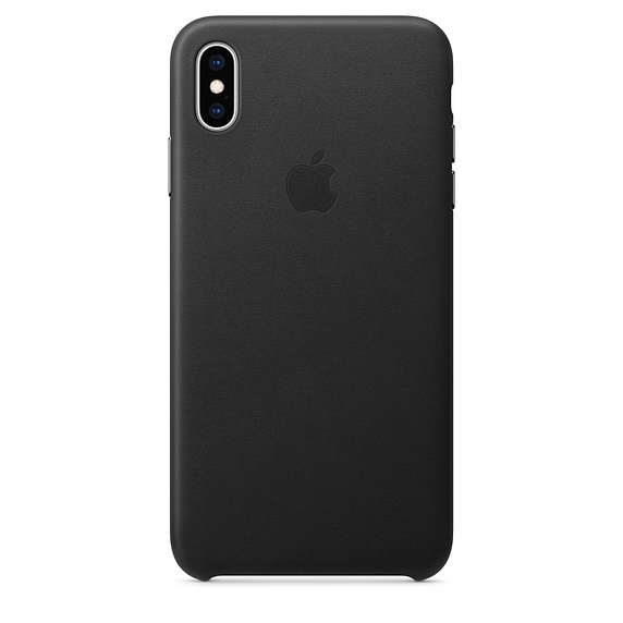 Funda Leather Case para el iPhone XS Max - Negro