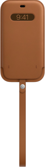 Funda Integral Piel Apple iPhone 12 / 12 Pro - Marrón Caramelo
