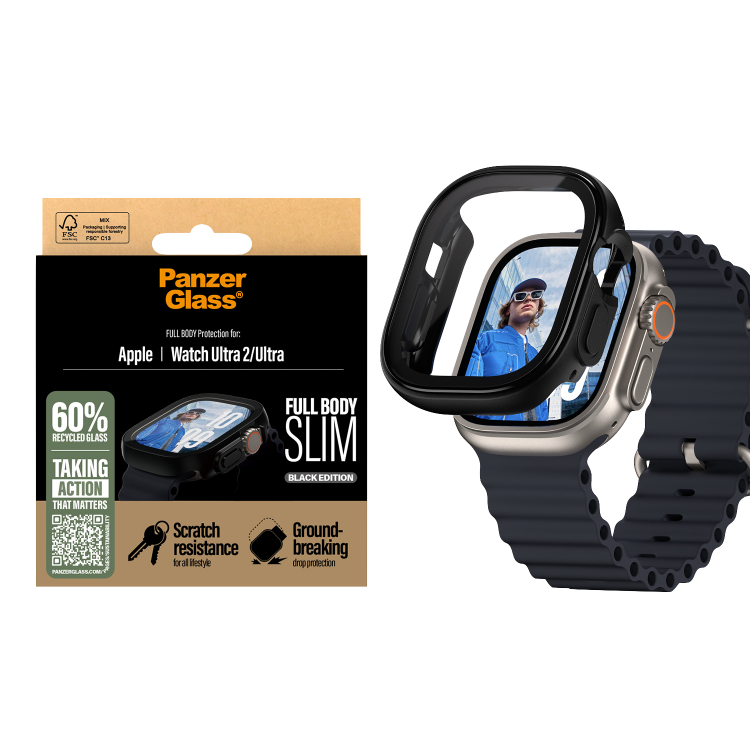 Carcasa Apple Watch Ultra 49mm PanzerGlass - Negro
