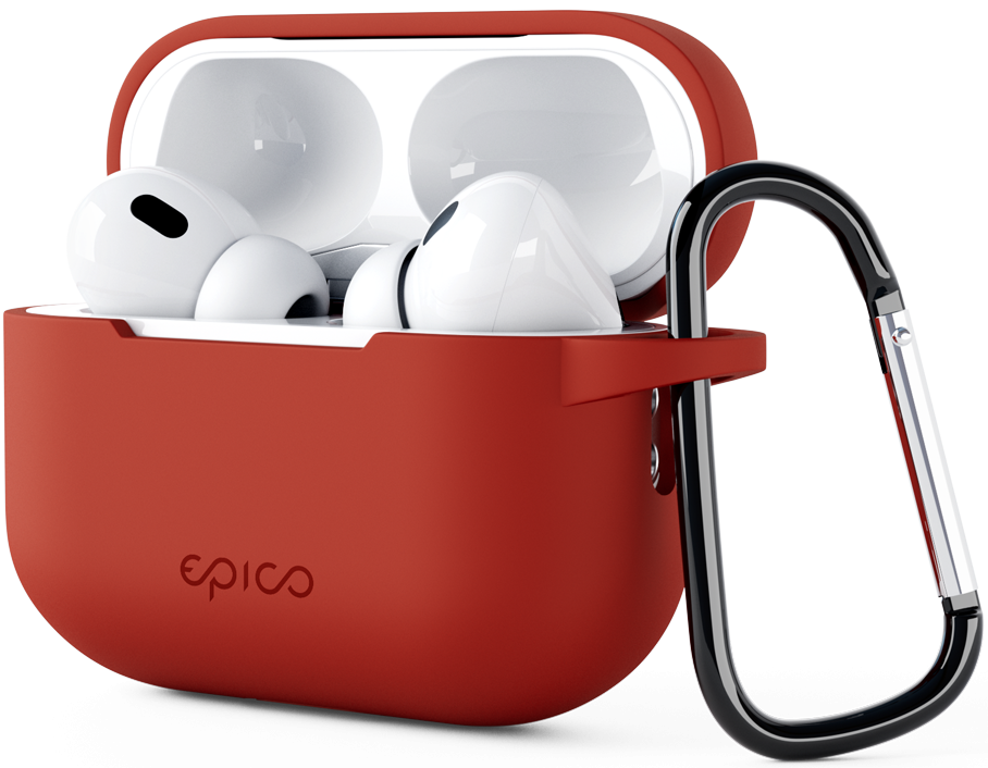 Funda silicona AirPods Pro 2 Epico Outdoor Cover - Rojo