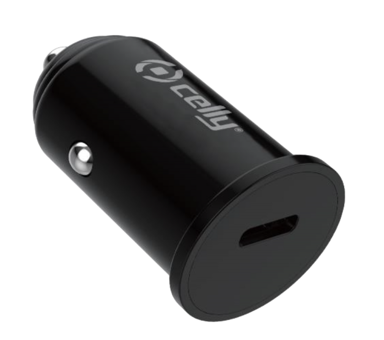 Cargador de 20 W con USB-C de Celly para el coche