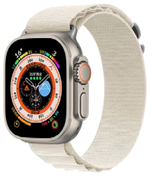 Correa Apple Watch 45 mm Devia S5 Nylon - Starlight