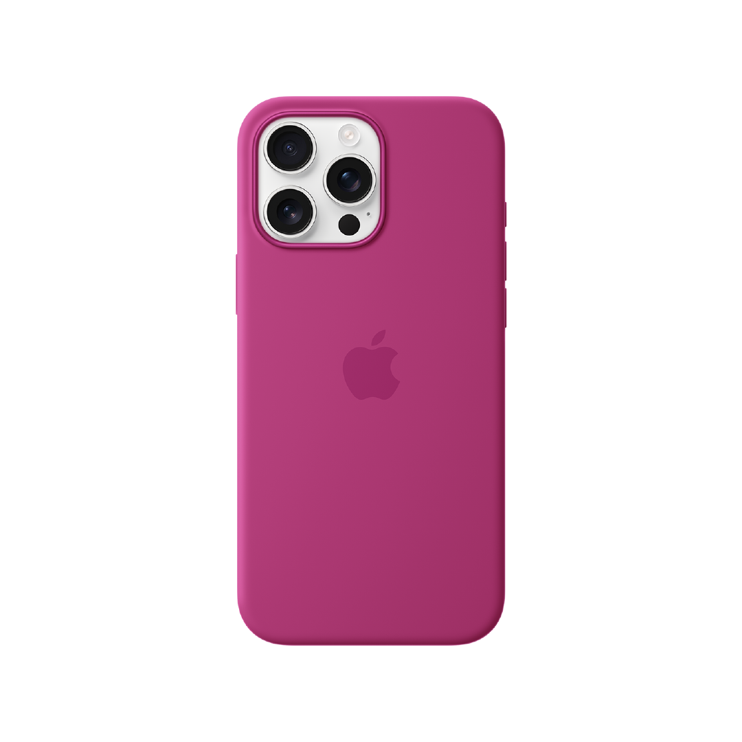Funda de silicona con MagSafe de Apple para el iPhone 16 Pro Max - Fucsia