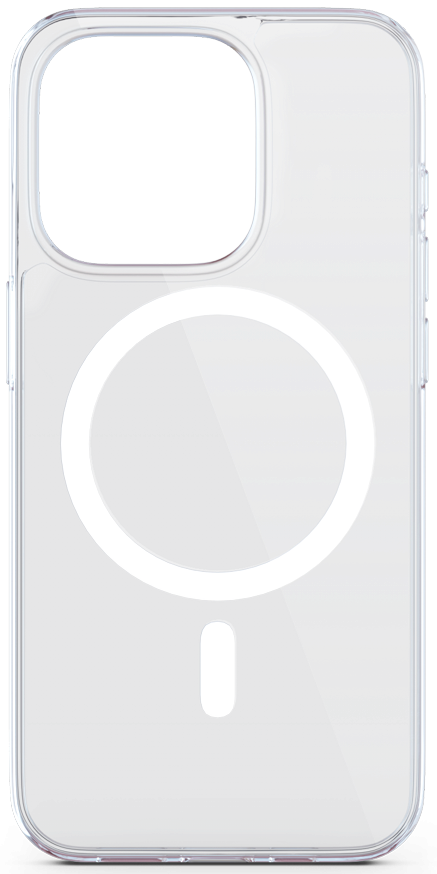 Funda iPhone 15 Epico Mag + Hero Case - Transparente