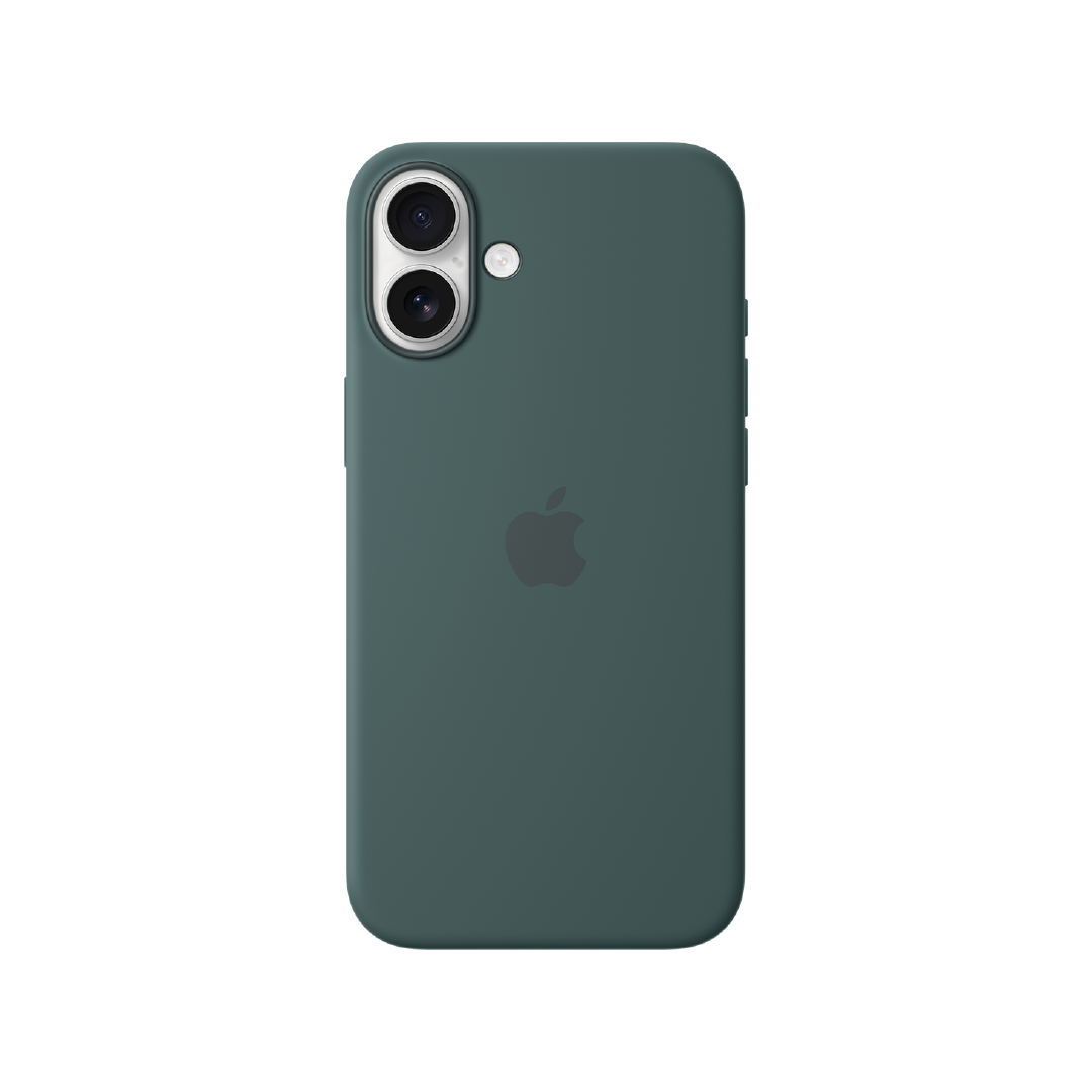 Funda de silicona con MagSafe de Apple para el iPhone 16 Plus - Verde lago