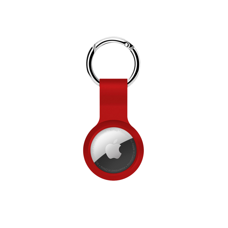 Llavero de silicona para el AirTag de Epico - Rojo
