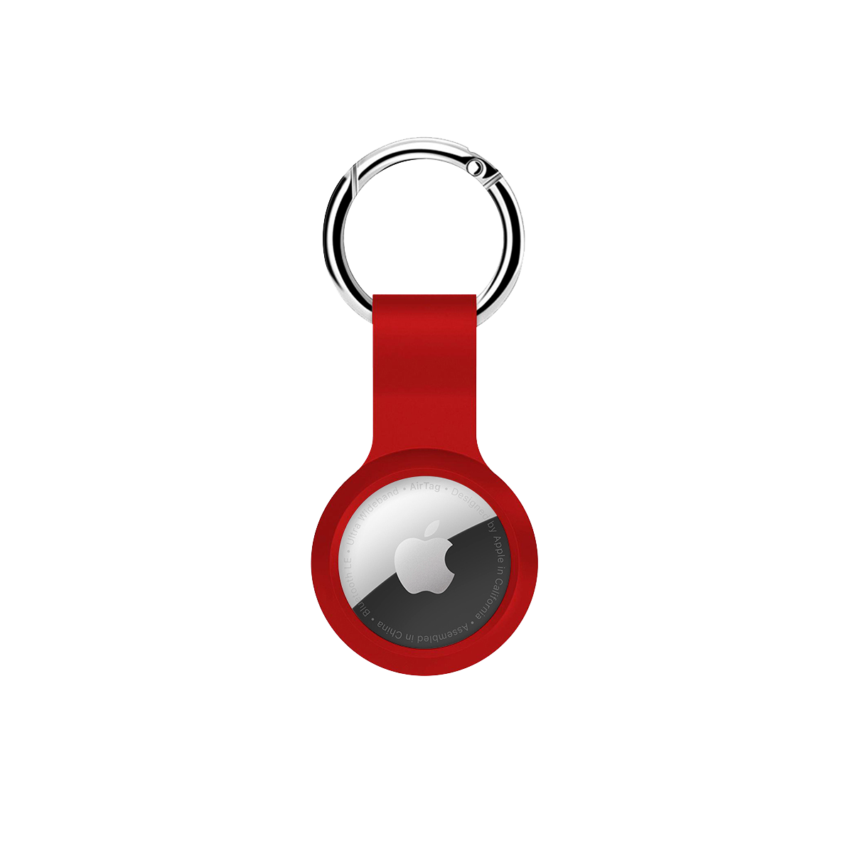 Llavero de silicona para el AirTag de Epico - Rojo