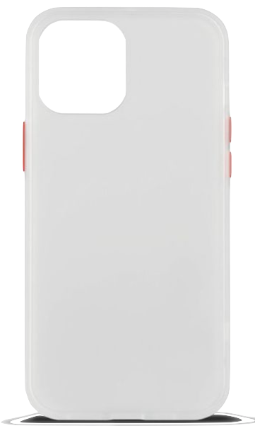 Funda aiino Foggy Negro semi-transparente for iPhone 13