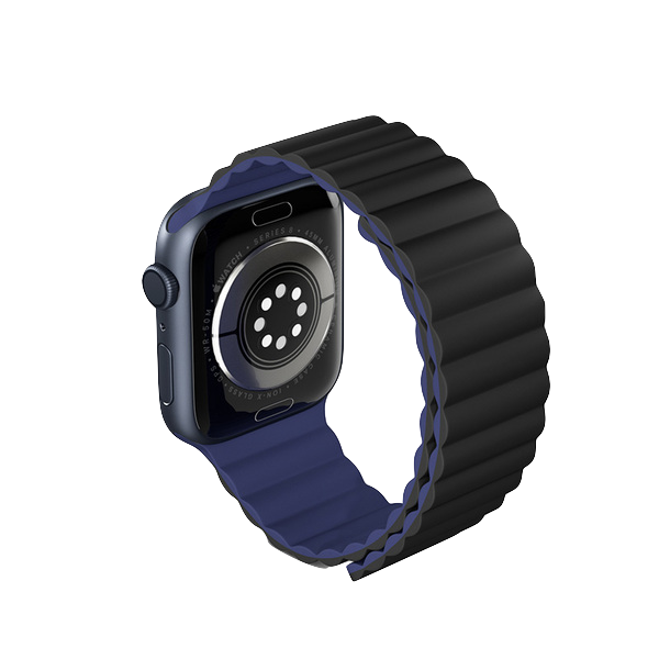 Correa Apple Watch 45mm Epico Magnetic - Azul / Negro
